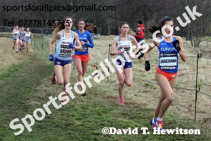 Simplyhealth Great Edinburgh XCountry junior women, 2018 Simplyhealth Great Edinburgh International XCountry. Photo: David T. Hewitson/Sports for All Pics
